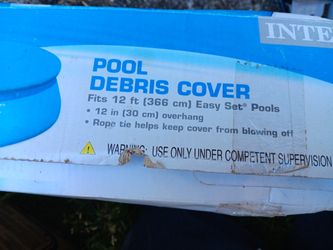 12 ft. round pool cover.