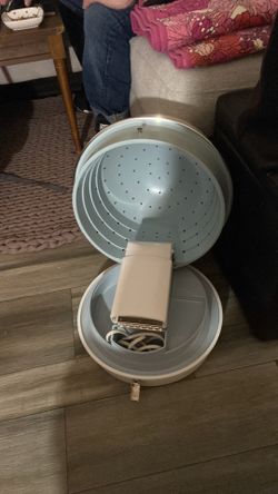 Portable salon-style bonnet hair dryers