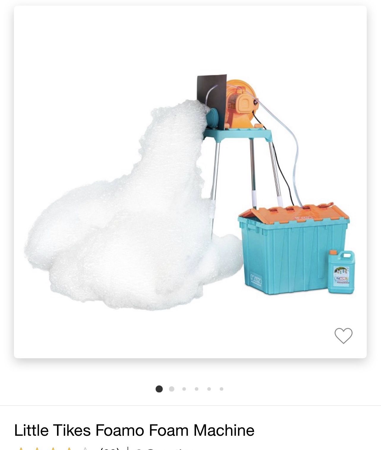 Little Tikes Foamo Foam Machine Like New With 3 Large Bottles Bubble Soap