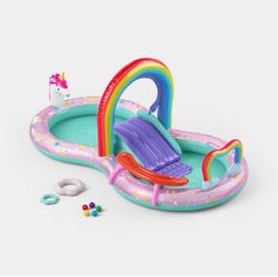 Unicorn World Play Center Inflatable Water Park
