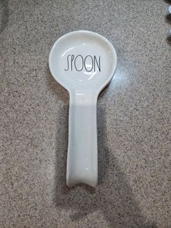 Rae Dunn Spoon Rest White Ceramic Farmhouse Decor