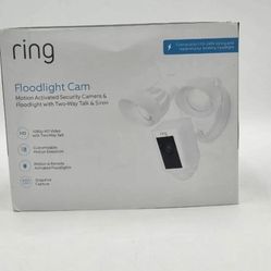 Ring Flood Light Cam Motion Detection Security Camera 