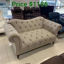 St. Claire Beige Loveseat