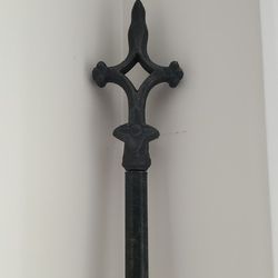 Cast Iron Gothic Curtain Rod