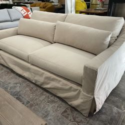 New Pottery Barn Slip Cover Sofa Delivery Available