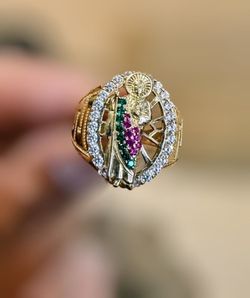San Judas ring 14k 8.1 grams
