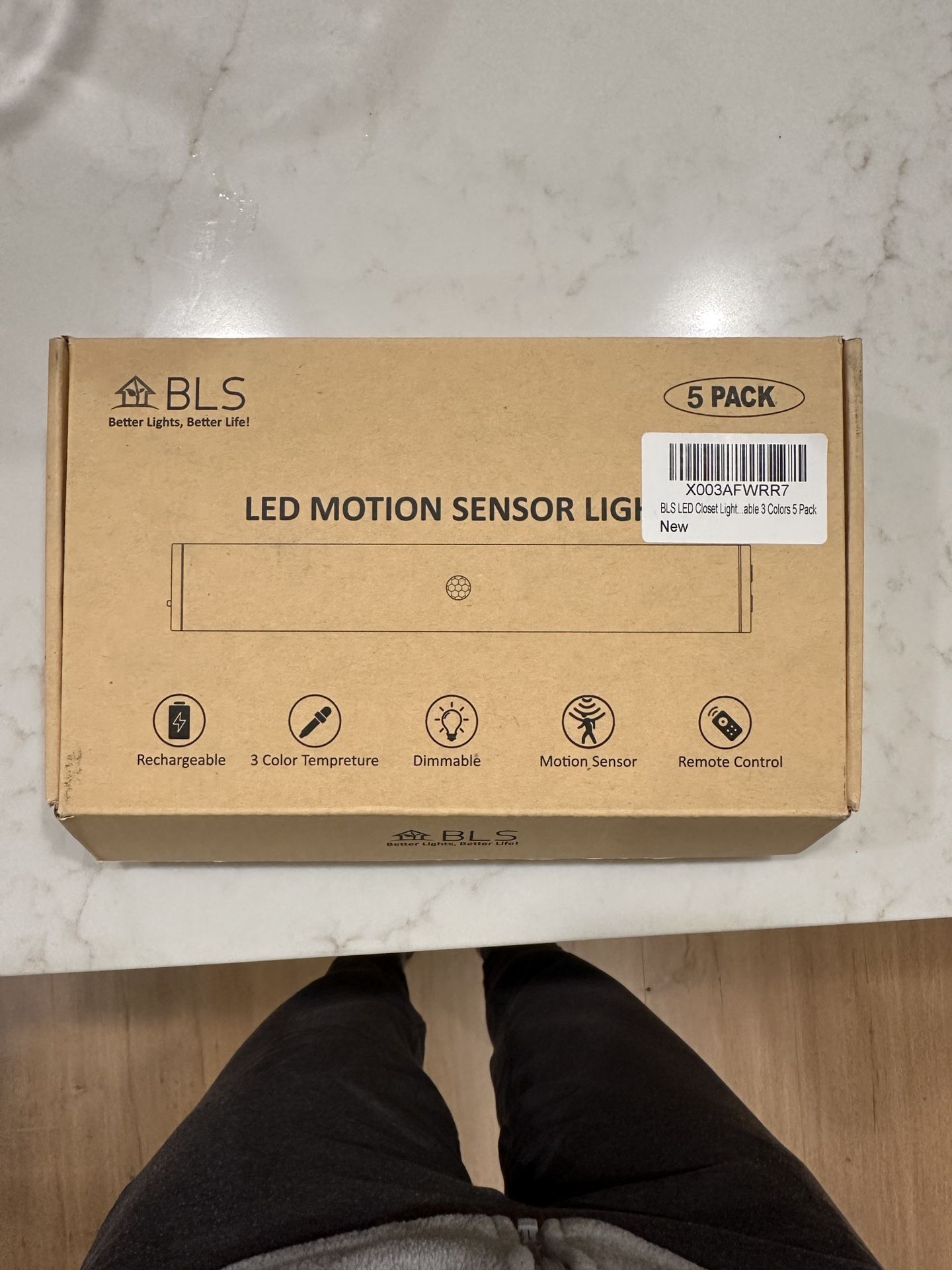 LED Rechargeable Motion Sensor Indoor Lights
