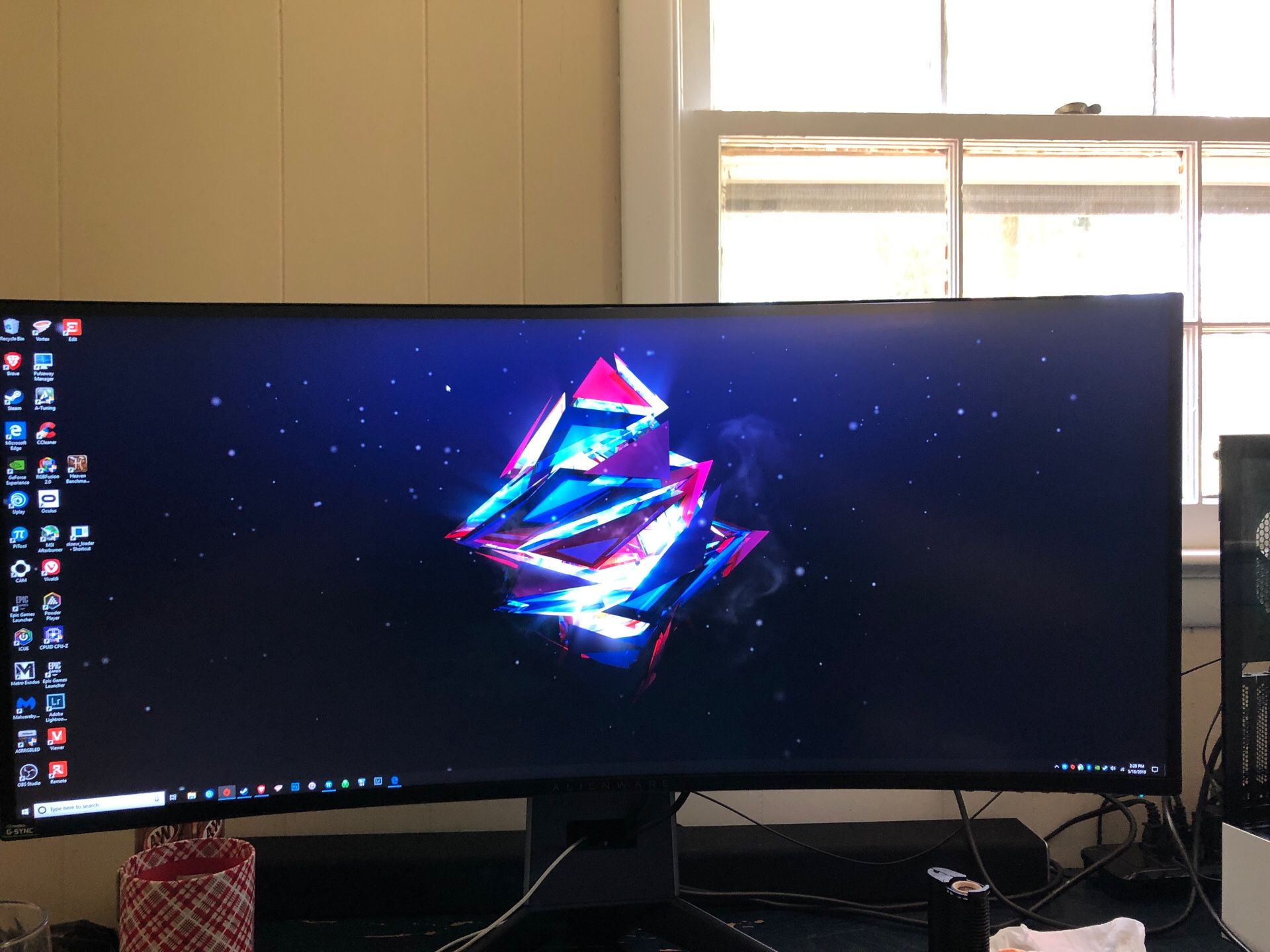 LIKE NEW Alienware 34” curved ultrawide gaming monitor