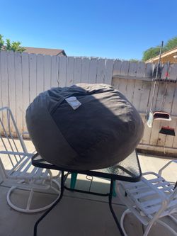 Big  grey bean bag