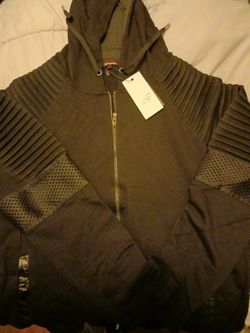 Black Zip Up Hooded Jackets