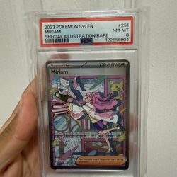 2023 Pokémon Miriam SIR PSA 8