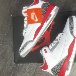 Jordan 3s Fire Red