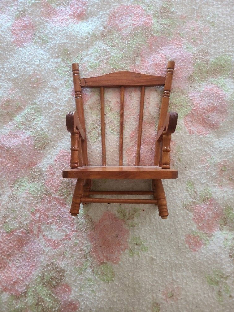 It's A Little Wooden Rocking Chair