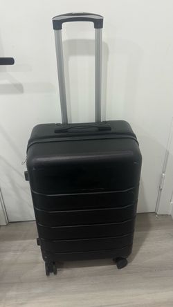 26” Black Hard Shell Carry-On Luggage