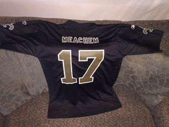 (LIKE NEW) OFFICIAL NFL REEBOK ~ "NEW ORLEANS SAINTS" (#17-MEACHEM) JERSEY