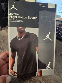 Jordan Flight Cotton Stretch Crew Neck Undershirt 2-Pack