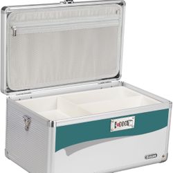 Medicine Lock Box with Combination Lock,Medication lock box【Large】 medicine safe lock box,medical box organizer