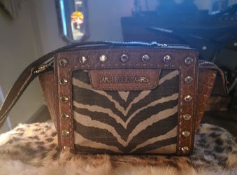 Michael Kors Mini Crossbody Leopard Handbag