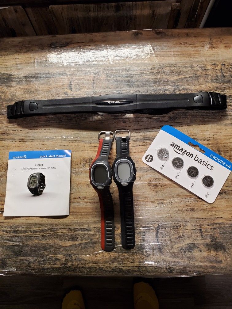 X2 Garmin Sport Watch + Heart rate monitor