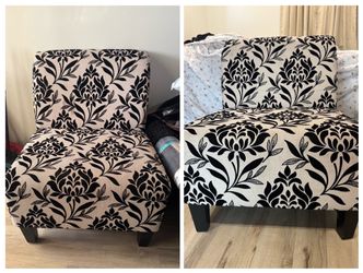 Ave Six Cypress Decorative/Accent Black and White Chair Set