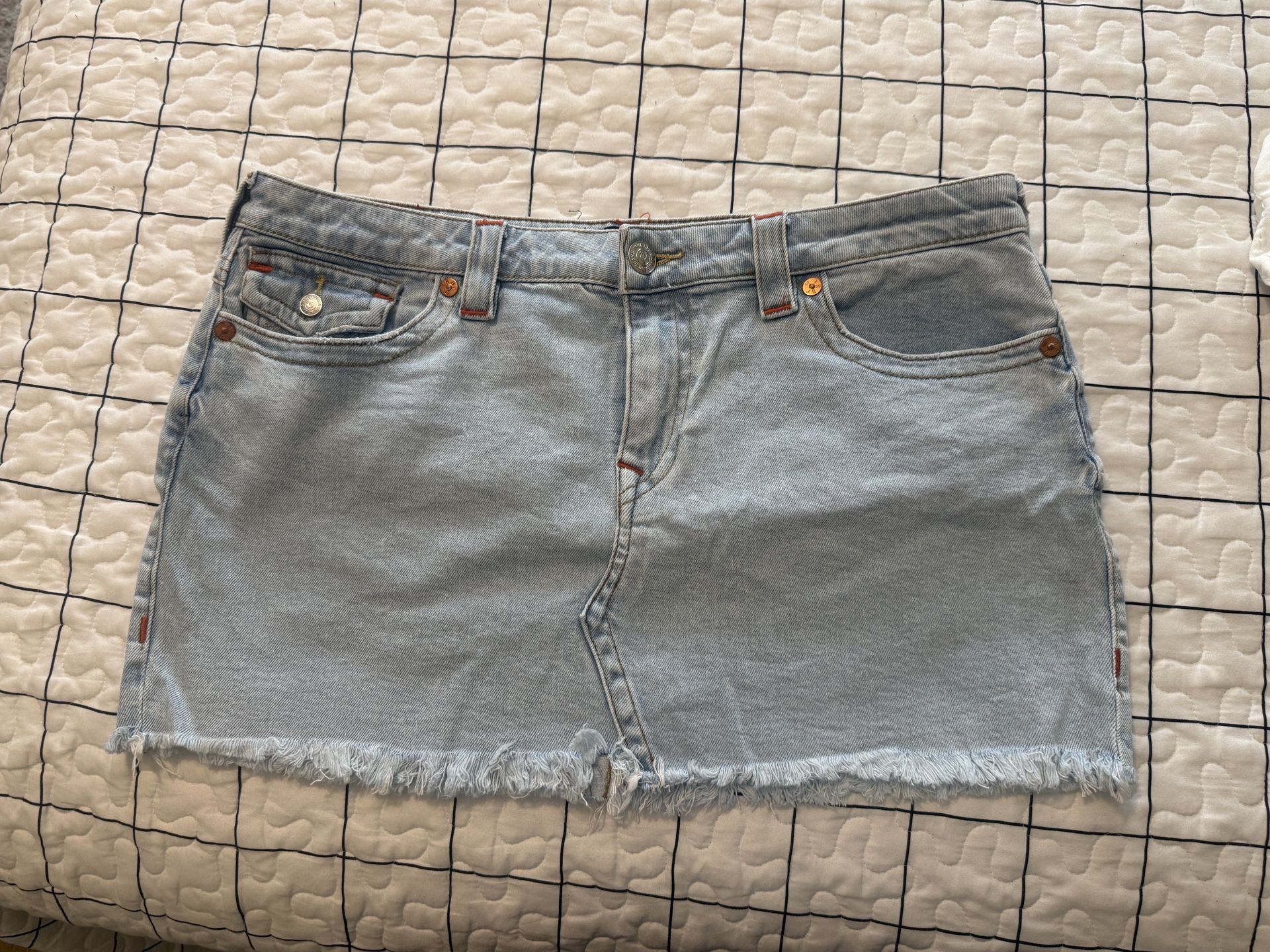 True Religion Denim Mini Skirt