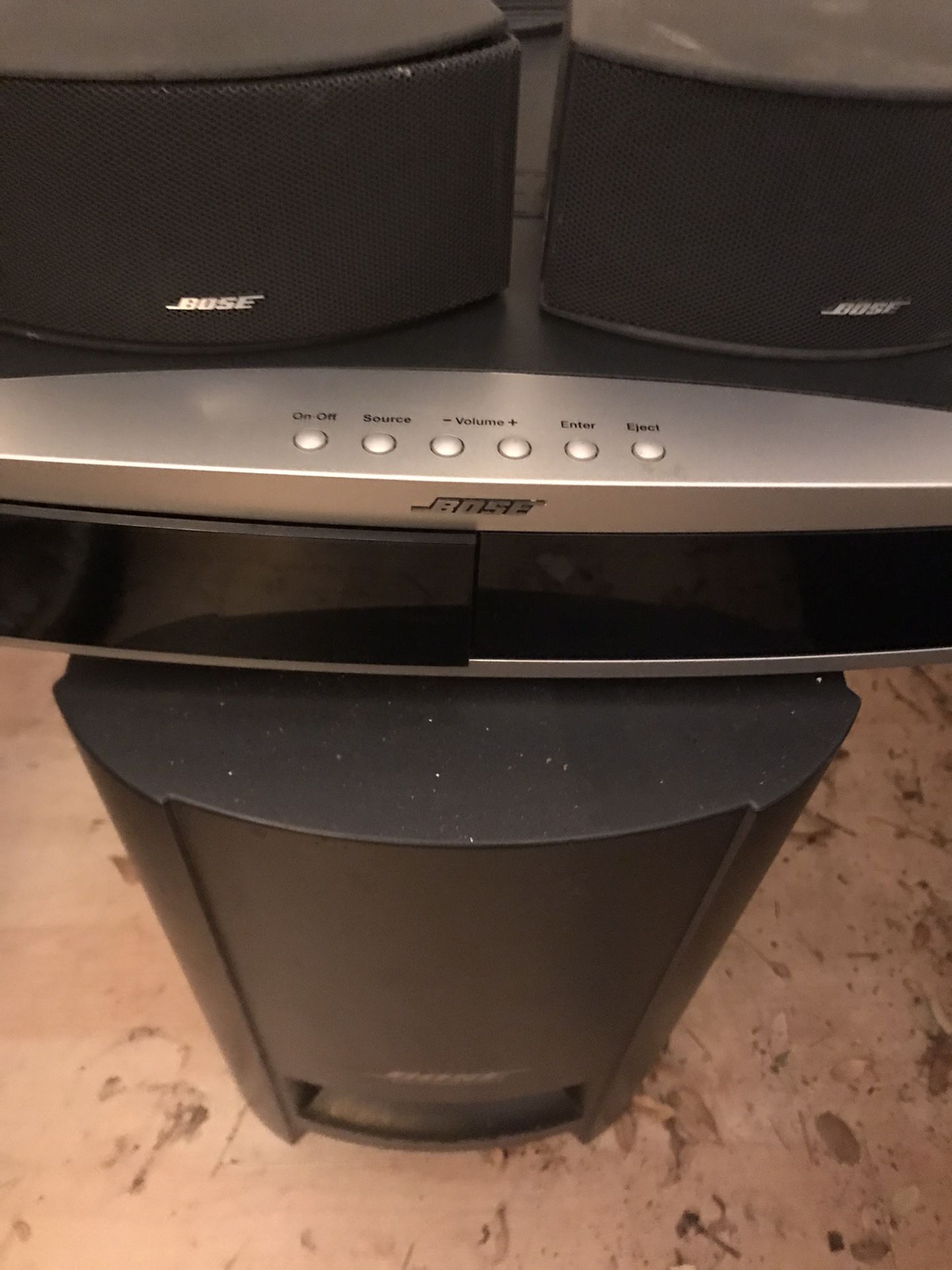 Bose home theater speakers unit