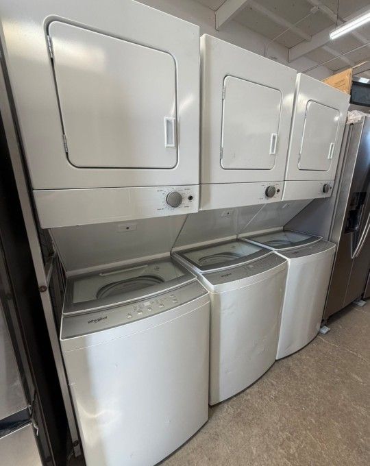 New 24" Whirlpool W/d STACKABLE 