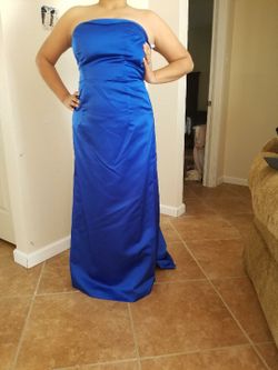 Royal blue prom dress size 10
