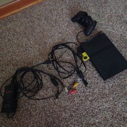 PS2 Slim Edition With Games