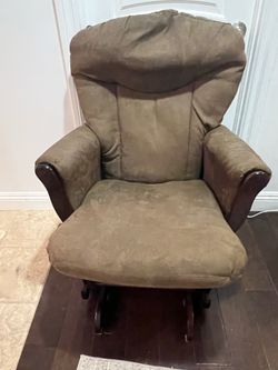 Shermag rocking chair and gliding ottoman