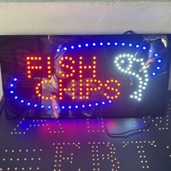 Fish And Chip Sign 