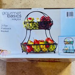 2 Tier Flat back basket