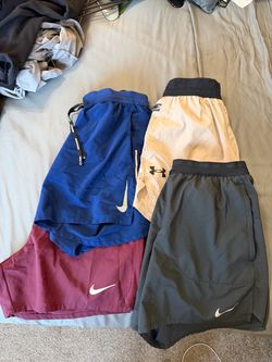 Nike and under armour shorts