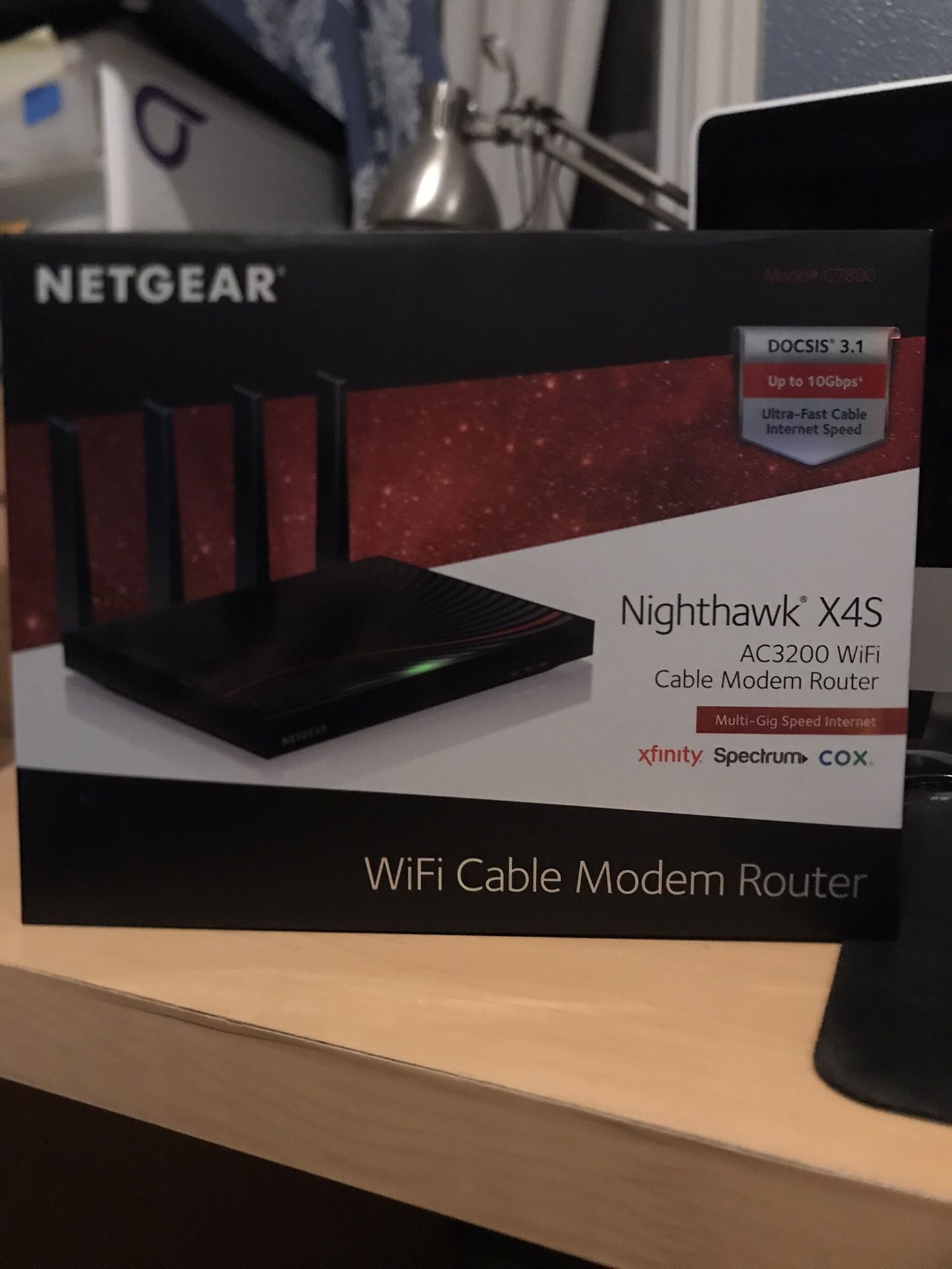 Netgear Nighthawk X4S (C7800) For Docisis 3.1 1000GB Speed