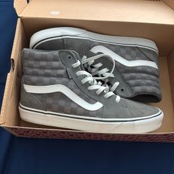 Vans (Filmore Hi) 10 Size (Grey/white)