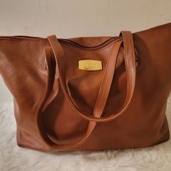 JOY MANGANO leather tote bag