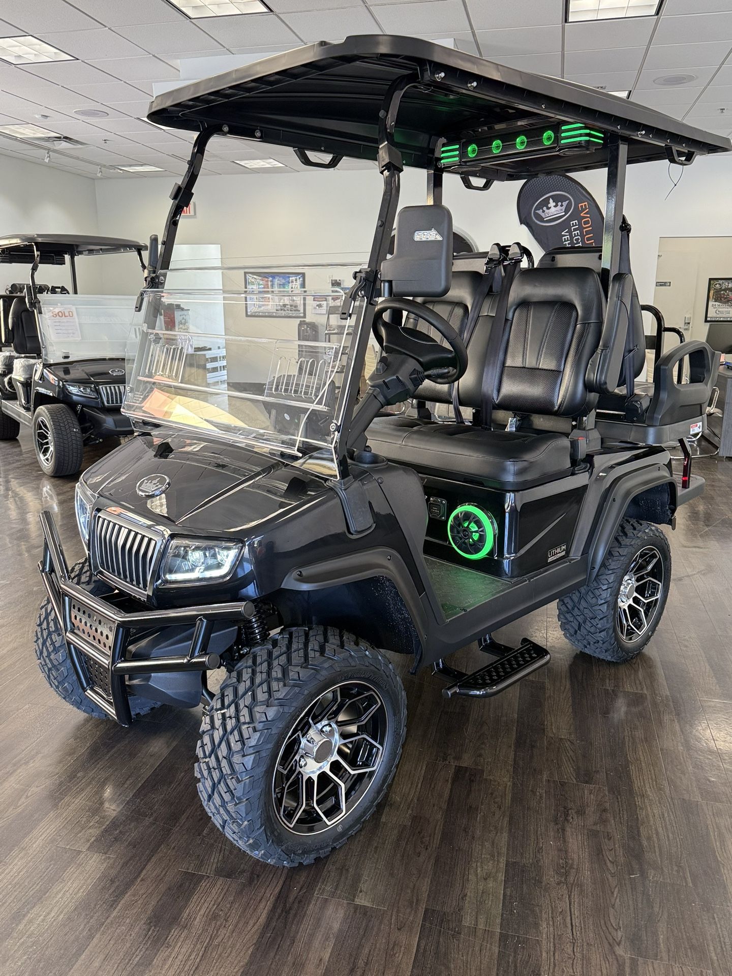 New Lifted Lithium Golf Cart