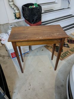 Wood Side Table