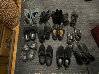 12 pairs of women’s shoes size 9-10