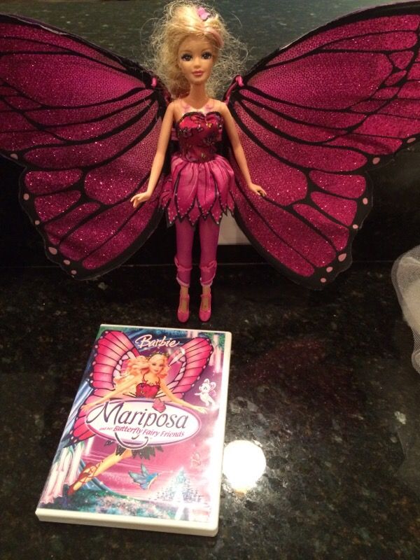 Barbie Mariposa doll AND movie! Great set! for Sale in Lacey, WA - OfferUp