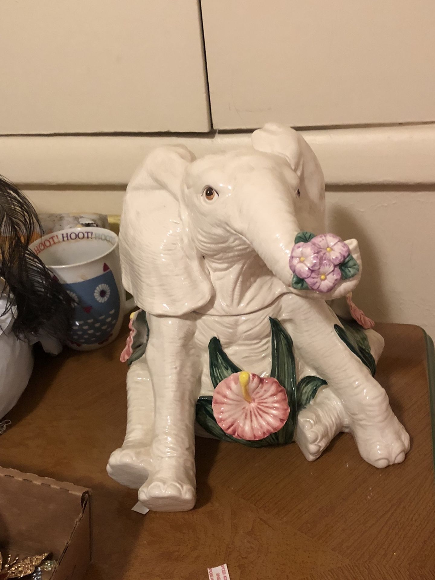 Fitz & Floyd Elephant Cookie jar