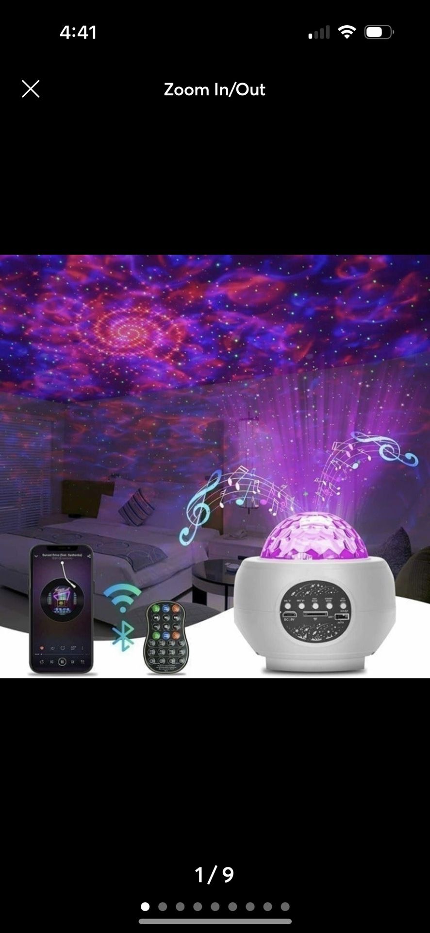 Galaxy Starry Night Light Projector