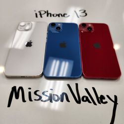 iPhone 13 128GB Unlocked | Mission Valley Store | w/ Warranty 