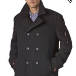 Brand New Men’s Peacoat Size 5xl $70