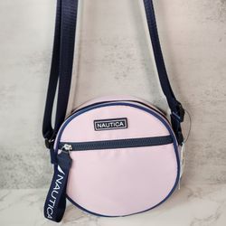 Nautica Pink and Navy Crossbody Bag