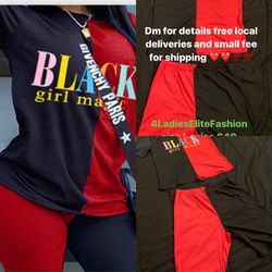 BLACK GiRL MAGIC 2pc set