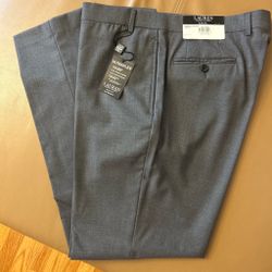 NWT Lauren Ralph Lauren Men's Dress Pants 40x32 Medium Grey Slim Fit UltraFlex