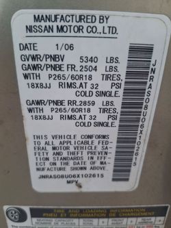 2006 Infiniti Fx35