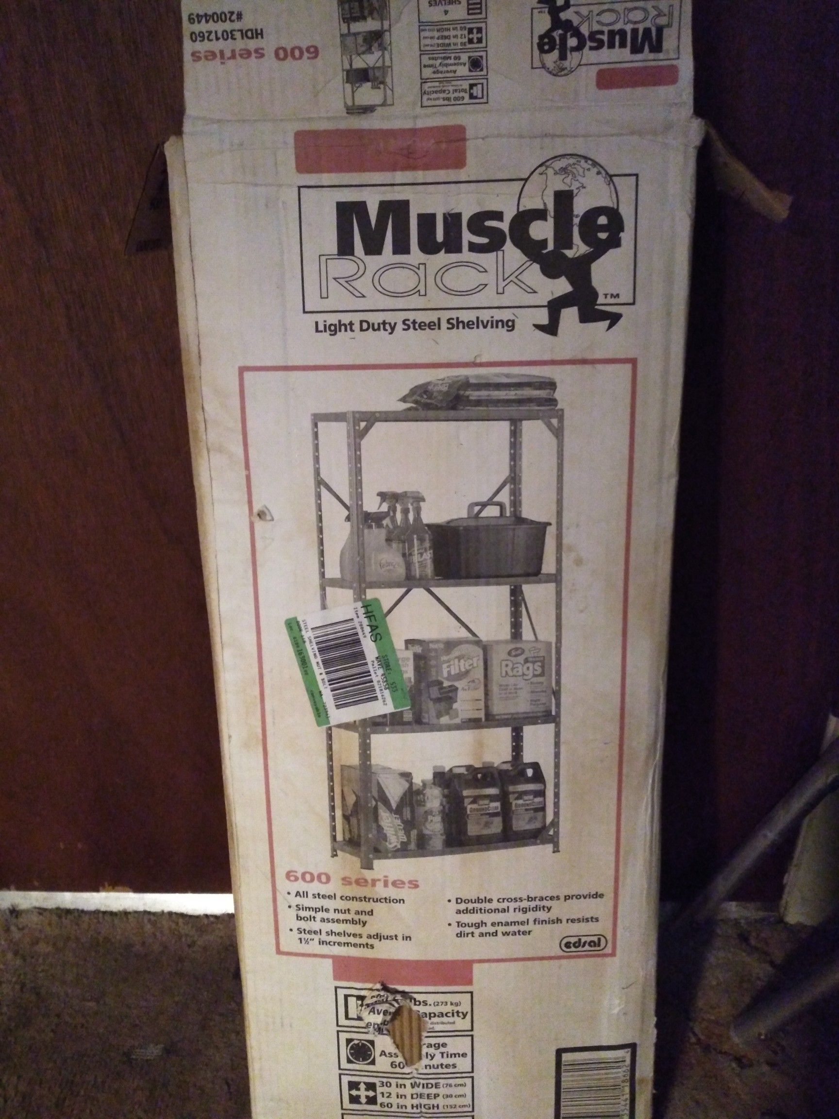 Muscle rack 5ft. By 2 ft