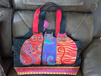 Laurel Burch Canvas Cutout Purse/Tote